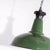 Teal Industrial Green Enamel Pendant Lamp, 1940s For Sale - Image 8 of 13