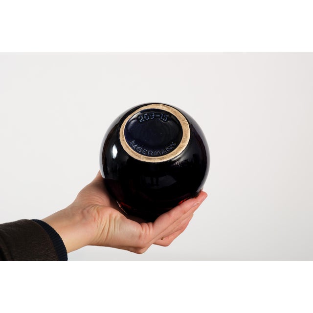 Mid-Century Modern 1960s Fat Lava Vase, West Germany For Sale - Image 3 of 6