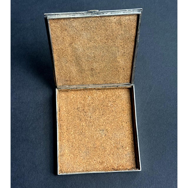Rare French Line Vautrin Silvered Bronze Holopherne Box For Sale - Image 4 of 15