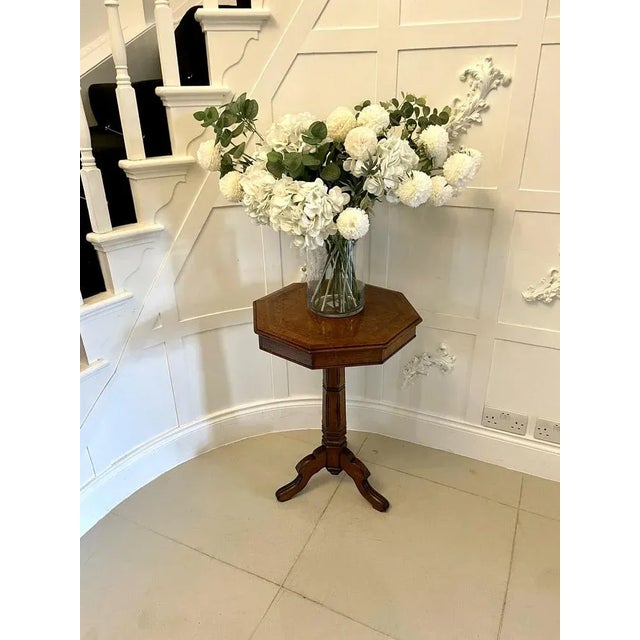 Mid 19th Century Victorian Oak Lamp Table, 1850s For Sale - Image 5 of 13