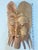Vintage Chinese-Style Warrior Wall Mask in Hand-Carved Tropical Wood, C. 1960–1980 For Sale - Image 4 of 11