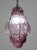 1960s Wonderful Large Magenta Colour Venetian Lantern, Seguso Murano Glass, Italy For Sale - Image 13 of 14