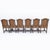 Brown Antique Italian Neo-Renaissance Walnut and Leather Dining Chairs, 1890, Set of 6 For Sale - Image 8 of 14
