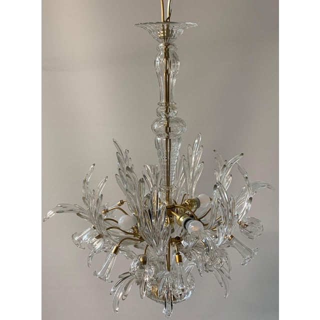 1960s Murano Glass Chandelier from Seguso, 1960 For Sale - Image 5 of 9