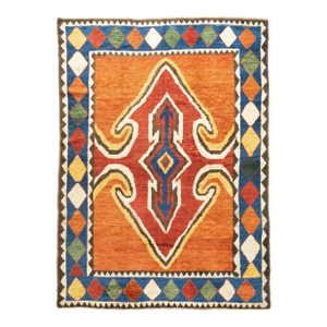 Antique Persian Gabbeh Rug 5’10" X 7’11"
