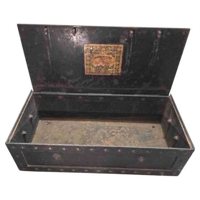 German Carriage Safe in Wrought Iron, 1890 For Sale - Image 11 of 11