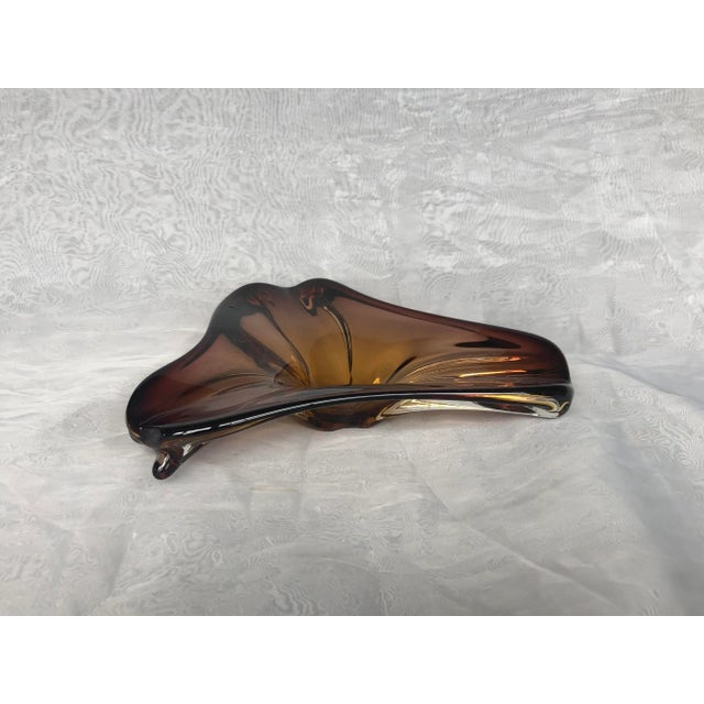 Mid-Century Modern Mid Century Modern Art Glass Bowl For Sale - Image 3 of 12