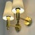Mid-Century Brass V18 Wall Lights attributed to Eje Ahlgren for Bergboms, Sweden, 1960s, Set of 2 For Sale - Image 15 of 18