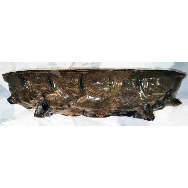 1900s French Terracotta Bread Mold Form For Sale - Image 4 of 6