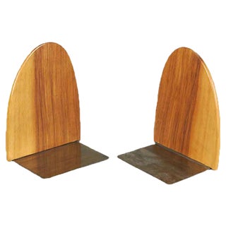 Teak Bookends, 1950s, Set of 2 For Sale