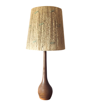 Large Mid-Century Earthenware Table Lamp, France, 1950s