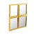 Simple yet dazzling, this contemporary mirror boasts clean lines perfect for any living room or entry. Its luxurious gold...
