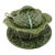 Vintage Costa Pereira Majolica Portugal Cabbage Leaf Tureen For Sale