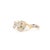 Contemporary 2.06ct Cluster Diamond & Emerald Panther Two Finger Ring in 18k Solid Gold For Sale In New York - Image 6 of 14