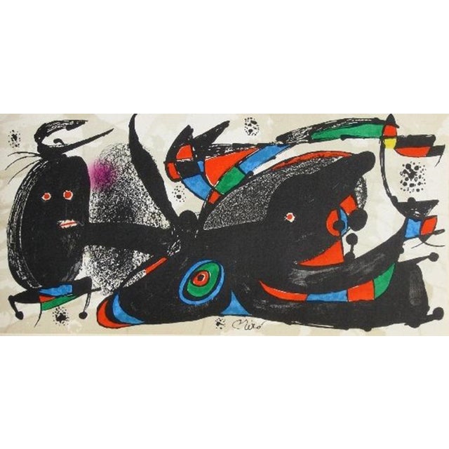 Joan Miro Miro sculptor, England, 1974 Original lithograph on guarro paper Signed in the plate Edition of 1500 copies...