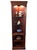 Traditional Vintage Hooker Furniture Illuminated Traditional Cherry Open Corner Cabinet For Sale - Image 3 of 10