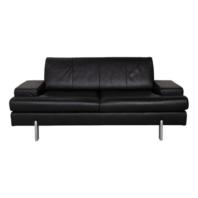 AK 644 Two-Seater Leather Sofa by Rolf Benz For Sale