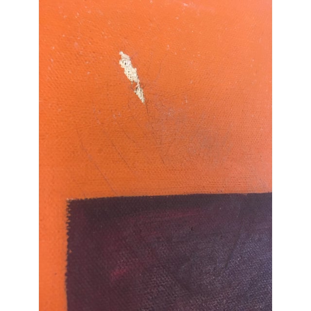 1960s Mid-Century Modern Abstract Painting For Sale - Image 4 of 7