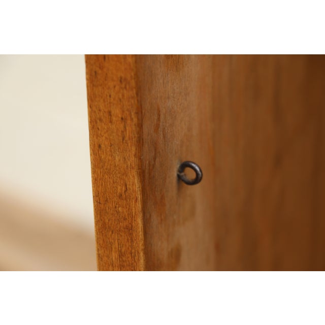 Antique Pine Vertiko Cabinet | Late 19th Century Solid Wood Cupboard With Drawers & Shelves | Rustic European Storage Cabinet For Sale - Image 10 of 18
