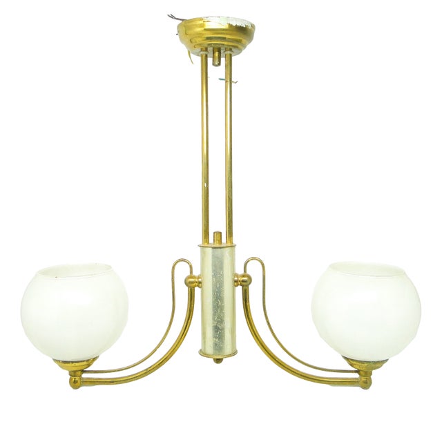 Art Nouveau Chandelier, Poland, 1970s For Sale