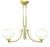 Art Nouveau Chandelier, Poland, 1970s For Sale