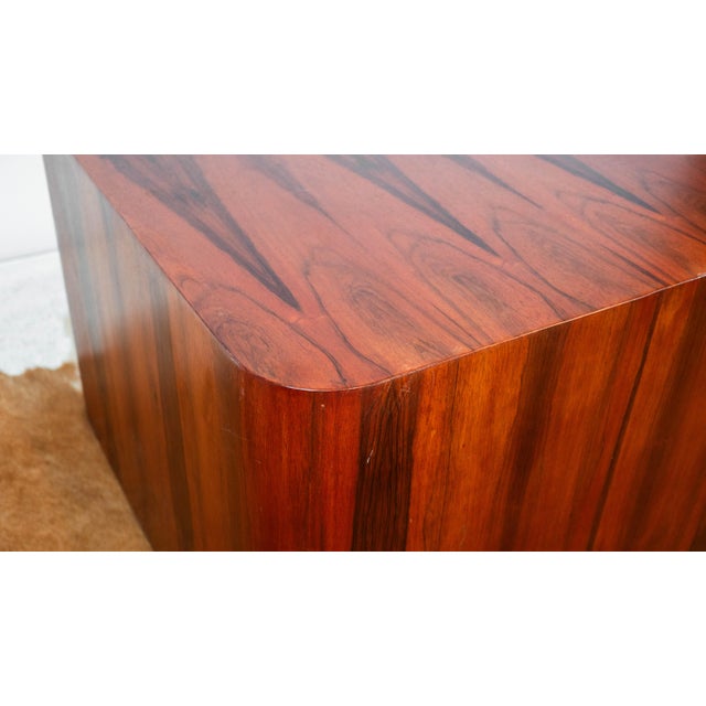 Wood 1980s Habitat International Rosewood Cube For Sale - Image 7 of 13