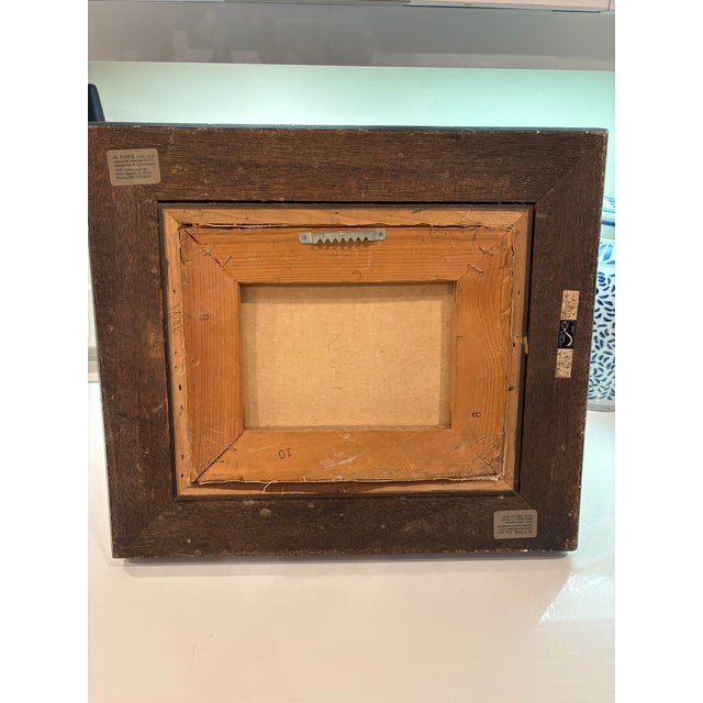 Still Life Vintage Oil Painting of Oranges in Gilt Wood Frame For Sale - Image 12 of 14