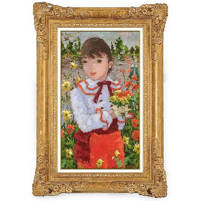 French Mid 20th Century Petit Garcon D'Honneur & Petit Fille D'Honneur, Suzanne Eisendieck - Set of 2 For Sale - Image 3 of 10