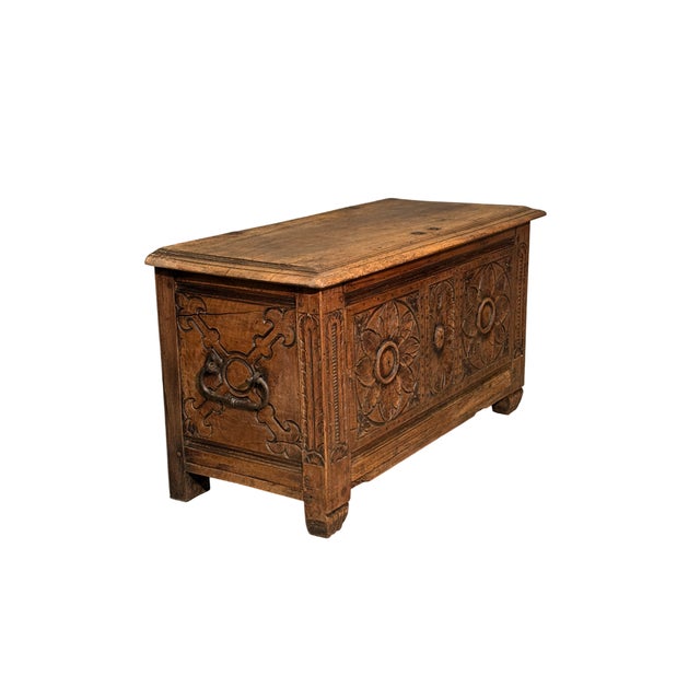 Antique Walnut Chest, 1700 For Sale - Image 6 of 6