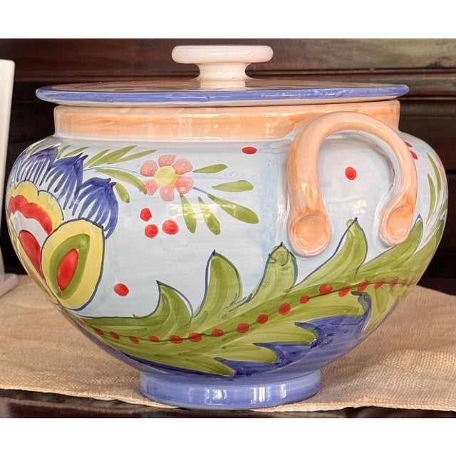 Made in Portugal Vintage Cookie Jar For Sale - Image 14 of 17