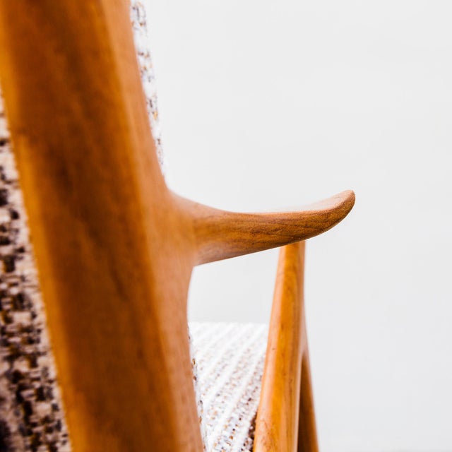 1960s Original Teak Z Chair by Poul Jensen for Selig, Danish Mid Century Modern For Sale - Image 11 of 16