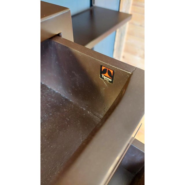 Black E22 Bookshelf by Osvaldo Borsani for Tecno, 1960s For Sale - Image 8 of 18
