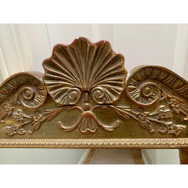 Large Vintage Late 20th Century Gold Mirror For Sale In San Diego - Image 6 of 9