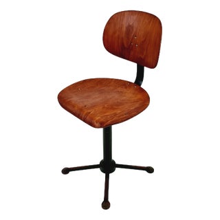 Bauhaus Office Chair in Wood by Drabert, 1930s For Sale
