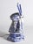 Dutch Delft Blue Windmill Table Lamp For Sale - Image 5 of 12