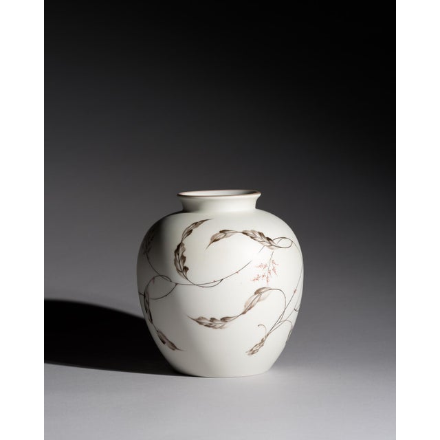 Silky Glazed Hand-Painted Vases by Fritz von Stockmayer for Rosenthal, 1940s, Set of 2 For Sale - Image 16 of 18