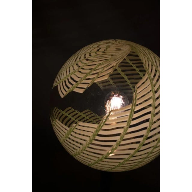 Gold Italian Floor Lamp, 1970s For Sale - Image 8 of 9