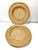 Vintage Woven Rattan & Cane Plate Chargers – Coastal Boho Set of 4 For Sale - Image 4 of 6