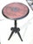 Antique, Walnut, Tripod, Occasional Table, Carved Tulip Motif, Geometric-Incised Details, Victorian/Eastlake Attributes, C 1900-1930’s For Sale - Image 9 of 12