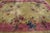 Elegant Pink and Gray Color Floral Design Antique Chinese Art Deco Carpet For Sale - Image 9 of 9
