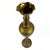 Gargantuan 30" Tall Vintage Hammered Brass Baluster Floor Vase For Sale - Image 4 of 14