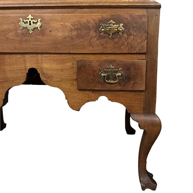 Brown 18th Century American Queen Anne Walnut Chest-on-Stand Highboy For Sale - Image 8 of 11