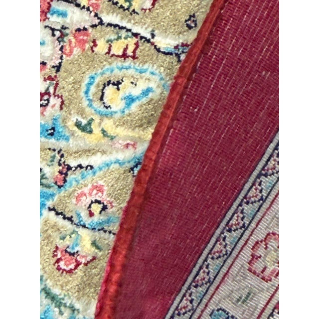 Brick Red Pasargad DC Persian Tabriz Fish Design Rug For Sale - Image 8 of 12