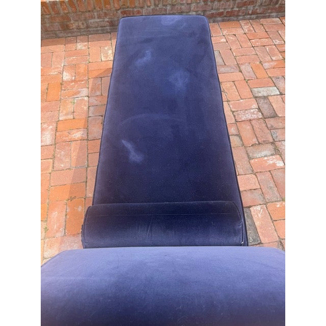 This beautiful blue velvet chaise was purchased from Dialogica for $10,000 (though it is unmarked). It's not had much use...