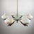 Mid-Century Chandelier with Teak and Murano Glass from Stilnovo, Italy, 1950s For Sale - Image 13 of 18
