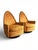 Authentic pair of 1960s mid century modern swivel lounge chairs by Selig. These vintage Selig chairs feature the classic...