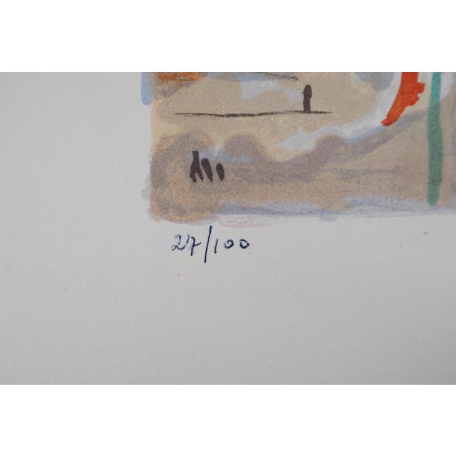Albert Marquet, Vienna, The Ring, 1947, Original Color Lithograph For Sale - Image 8 of 9