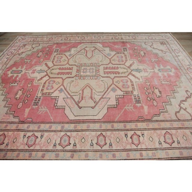 In here i am listing exceptional vintage handmade Konya rug, it is in centre part of Turkey. This is an area of Hand...