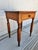 Primitive Antique Side Table With Turned Legs and Drawer For Sale - Image 4 of 11
