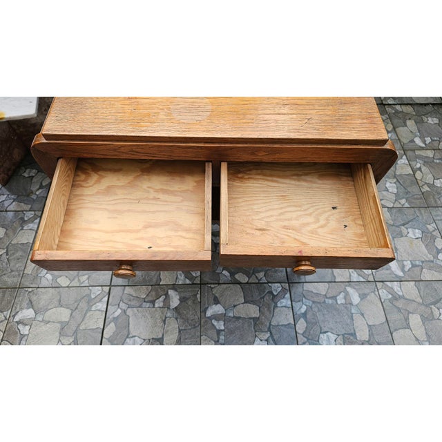 Art Deco Wooden Side Table For Sale - Image 3 of 12